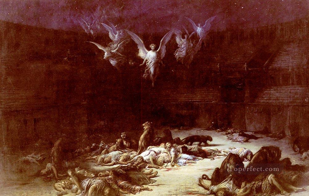 Der christlichen Märtyrer Maler Gustave Dore Ölgemälde